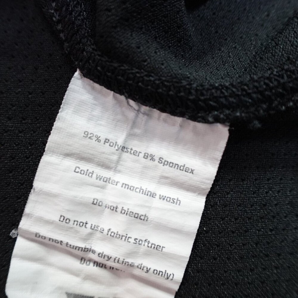 Wolaco Shirt Large Black Solid Performance Raglan - image 4